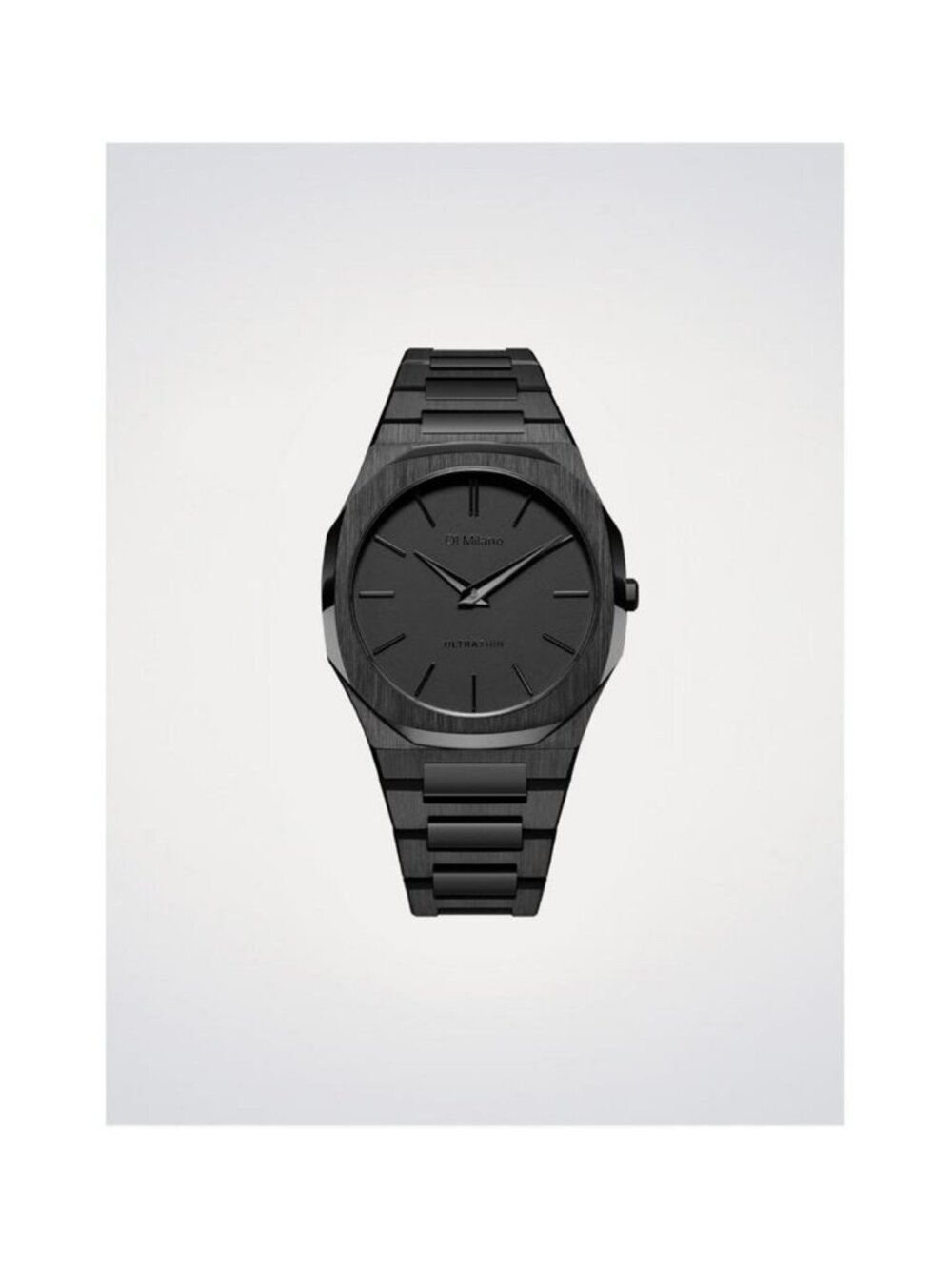 NWT D1 Milano Core Quartz Black Dial Men's Watch